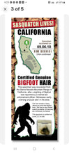 Load image into Gallery viewer, Bigfoot Novelty Bigfoot Sasquatch Hair Sample - Tracking Hunter Hunting -