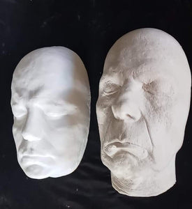 William Shatner Star Trek Captain Kirk Cast Mask Life cast Life mask