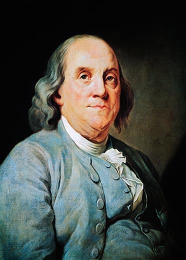 Franklin, Benjamin Franklin Life Mask Life Cast