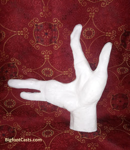 Grady Stiles "Lobster boy" hand cast life mask / life cast Death cast Death mask