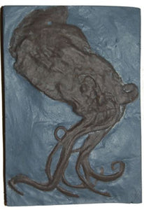 Octopus: Proteroctopus ribeti, fossil octopus cast replica 