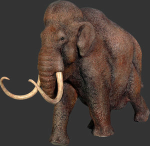 Mammoth fiberglass resin statue