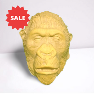 Gorilla head bust sculpture #2 Lifesize